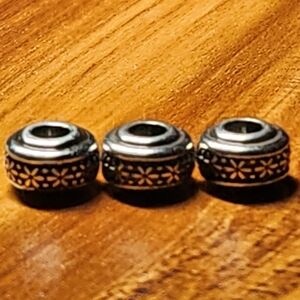 Brighton retired Silver Flower Locker/Spacer bead. Listing for 1 bead on…